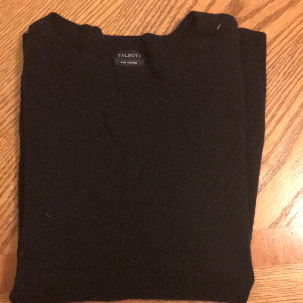 Black cashmere sweater